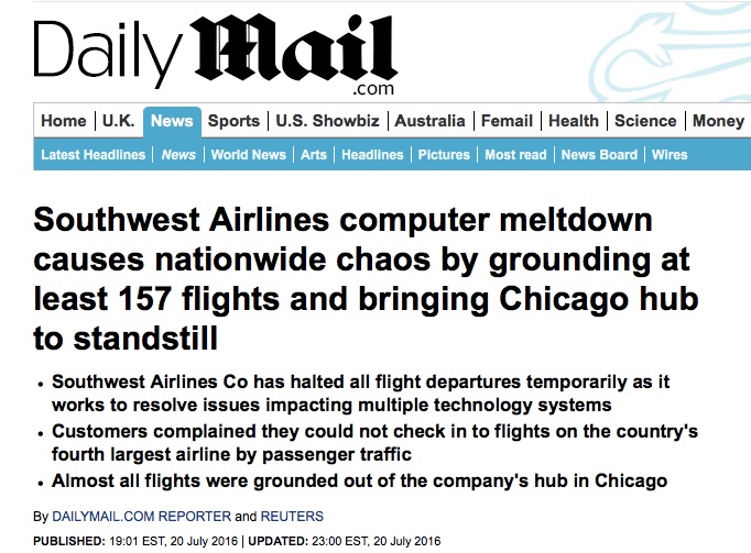 When modernity stumbles: An airline&nbsp;saga